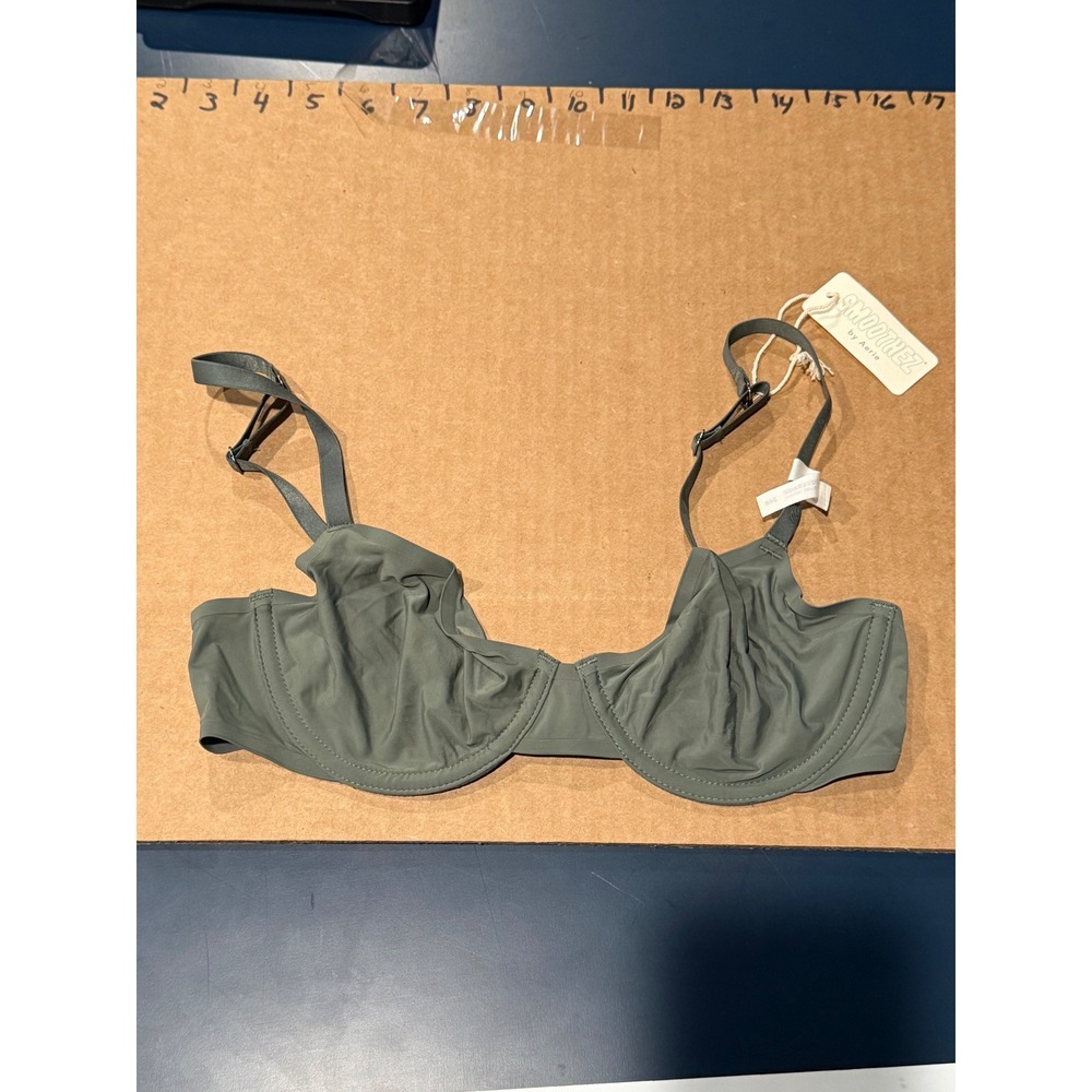 Aerie Smoothez Full Coverage Underwire Bra Green 34B NWT 1150-1126-304